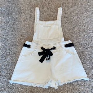 NWT: White Overalls